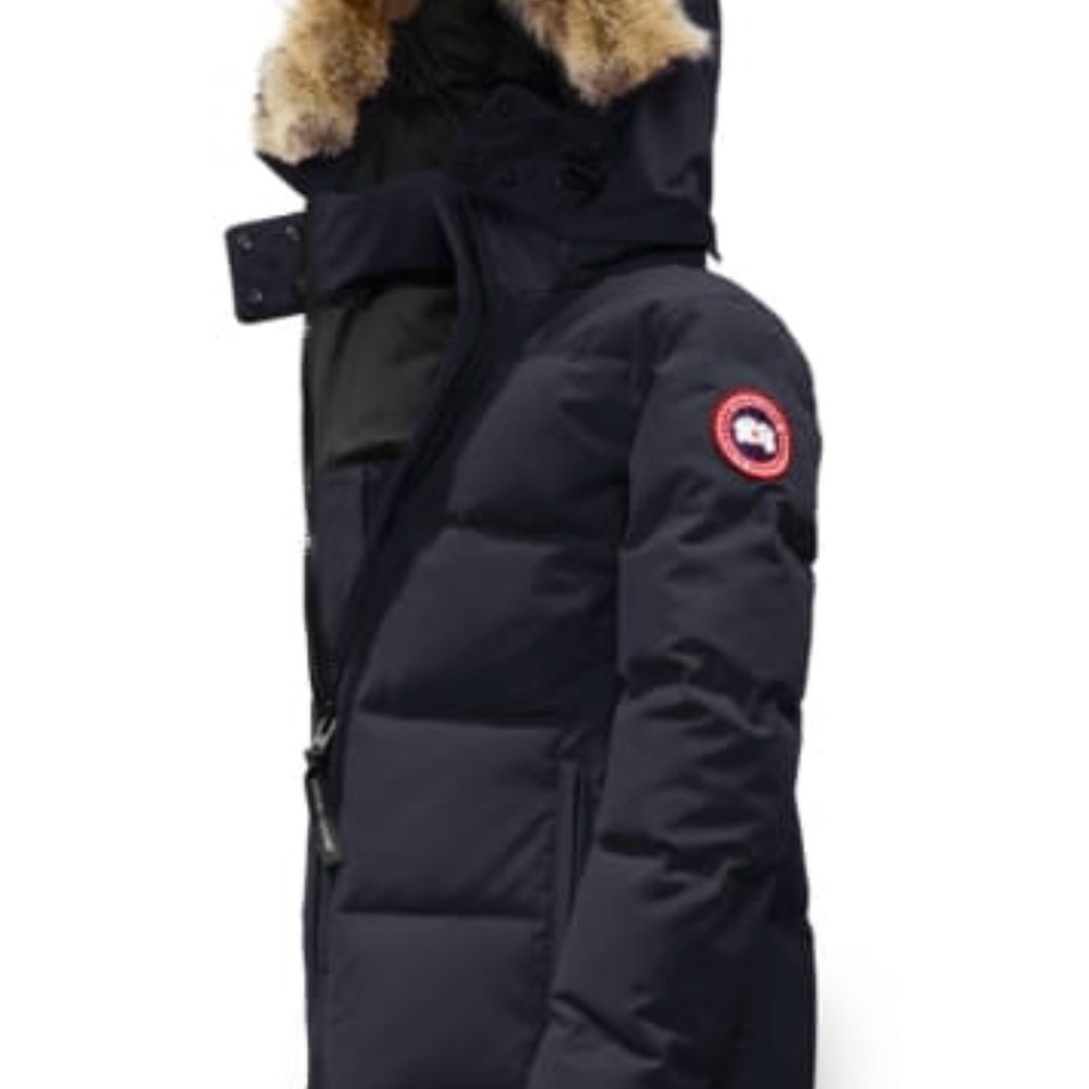 Canada Goose Black Parka with Fur Trim